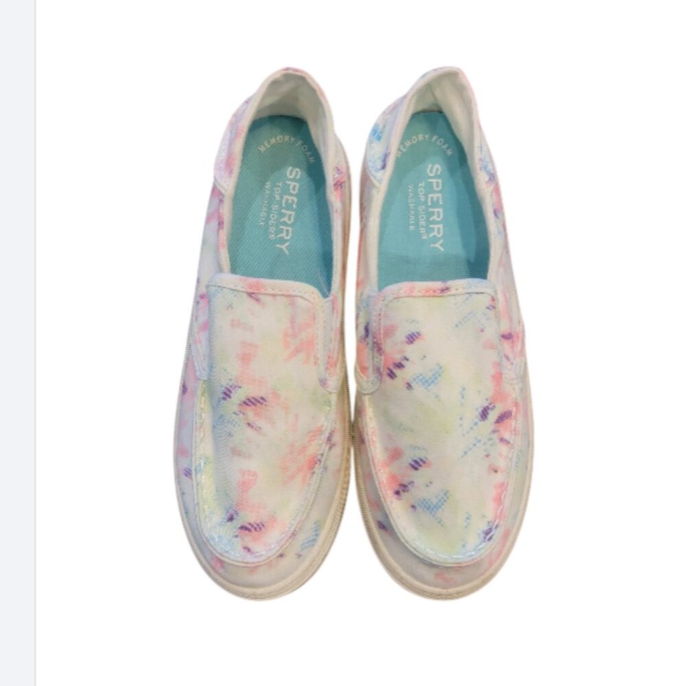 Sperry Salty Tie-Dye Washable Slip-On Sneakers